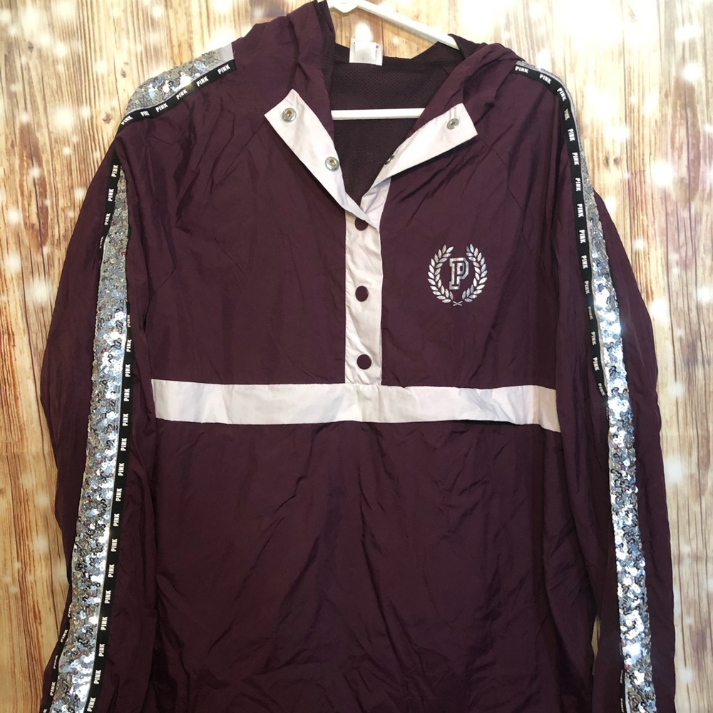 Victoria Secret PINK Anorak Blinged